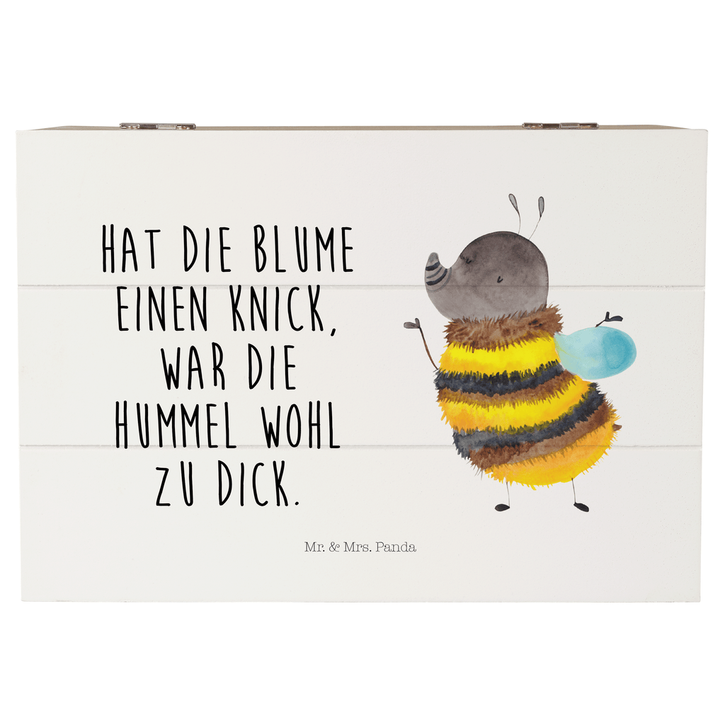 Holzkiste Hummel flauschig Holzkiste, Kiste, Schatzkiste, Truhe, Schatulle, XXL, Erinnerungsbox, Erinnerungskiste, Dekokiste, Aufbewahrungsbox, Tiermotive, Gute Laune, lustige Sprüche, Tiere, Hummel, Flauschig, Biene, Blume, Natur