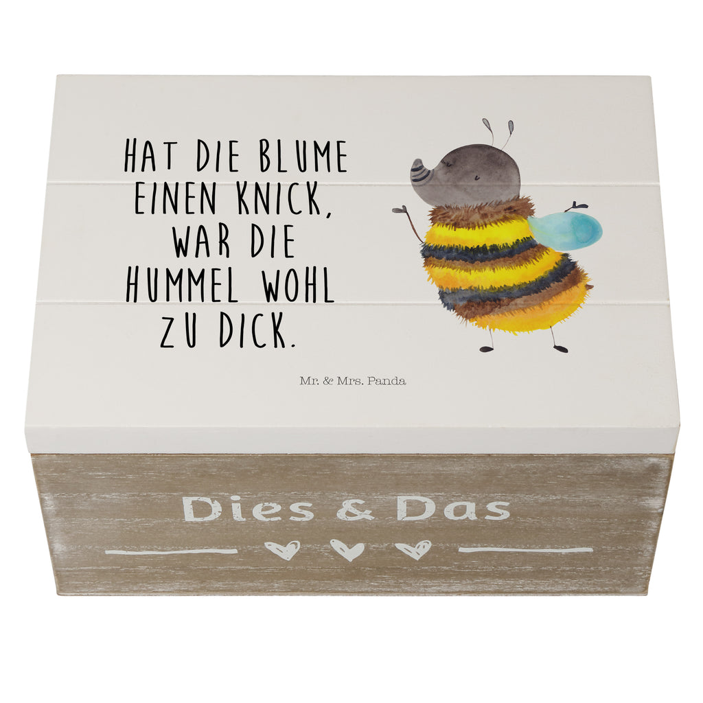 Holzkiste Hummel flauschig Holzkiste, Kiste, Schatzkiste, Truhe, Schatulle, XXL, Erinnerungsbox, Erinnerungskiste, Dekokiste, Aufbewahrungsbox, Tiermotive, Gute Laune, lustige Sprüche, Tiere, Hummel, Flauschig, Biene, Blume, Natur