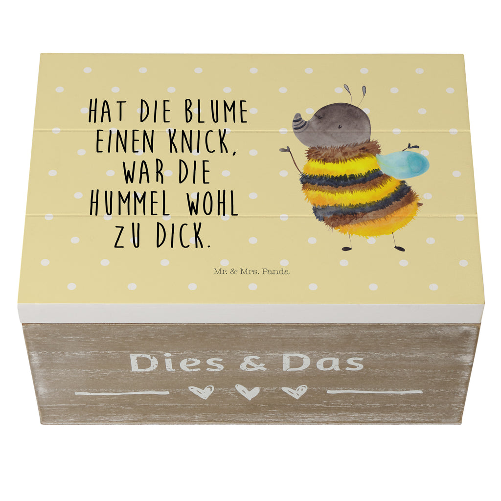 Holzkiste Hummel flauschig Holzkiste, Kiste, Schatzkiste, Truhe, Schatulle, XXL, Erinnerungsbox, Erinnerungskiste, Dekokiste, Aufbewahrungsbox, Tiermotive, Gute Laune, lustige Sprüche, Tiere, Hummel, Flauschig, Biene, Blume, Natur