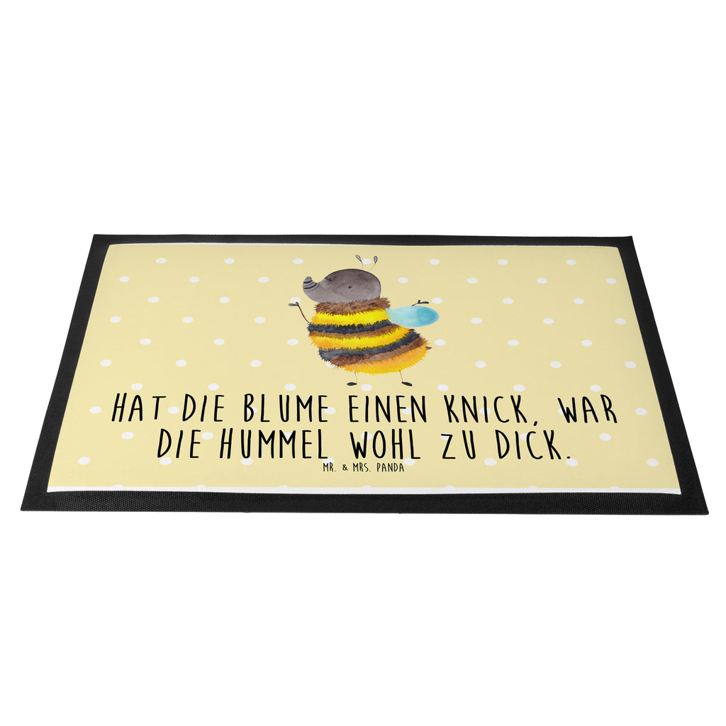 Fußmatte Hummel flauschig Hummel, Flauschig, Biene, Blume, Natur Türvorleger, Schmutzmatte, Fußabtreter, Matte, Schmutzfänger, Fußabstreifer, Schmutzfangmatte, Türmatte, Motivfußmatte,  Haustürmatte, Vorleger  süße Tiermotive, gute Laune, lustige Sprüche, Tiere