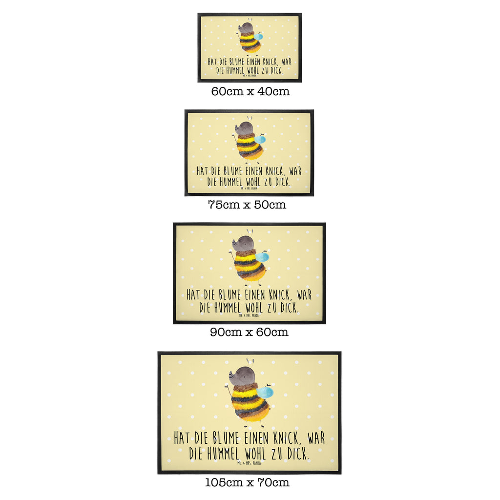 Fußmatte Hummel flauschig Hummel, Flauschig, Biene, Blume, Natur Türvorleger, Schmutzmatte, Fußabtreter, Matte, Schmutzfänger, Fußabstreifer, Schmutzfangmatte, Türmatte, Motivfußmatte,  Haustürmatte, Vorleger  süße Tiermotive, gute Laune, lustige Sprüche, Tiere