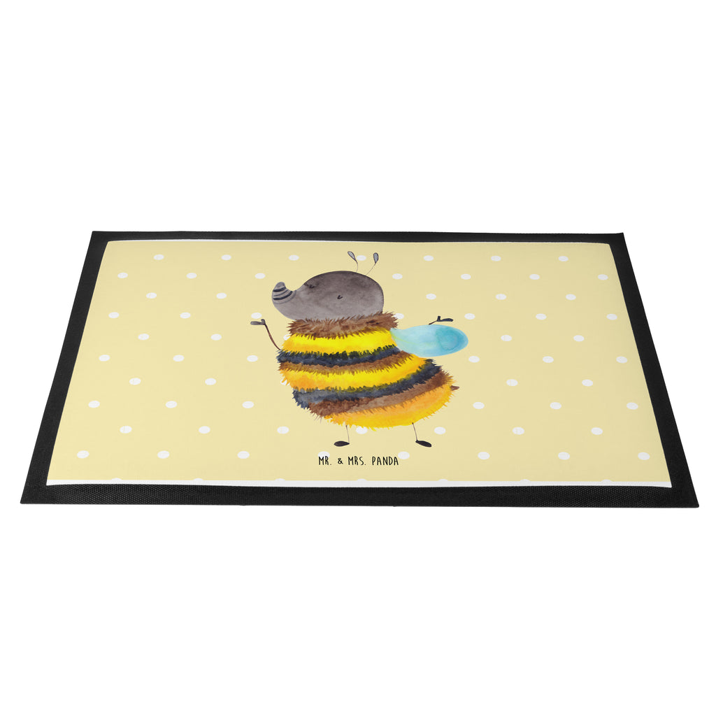 Fußmatte Hummel flauschig Hummel, Flauschig, Biene, Blume, Natur Türvorleger, Schmutzmatte, Fußabtreter, Matte, Schmutzfänger, Fußabstreifer, Schmutzfangmatte, Türmatte, Motivfußmatte,  Haustürmatte, Vorleger  süße Tiermotive, gute Laune, lustige Sprüche, Tiere