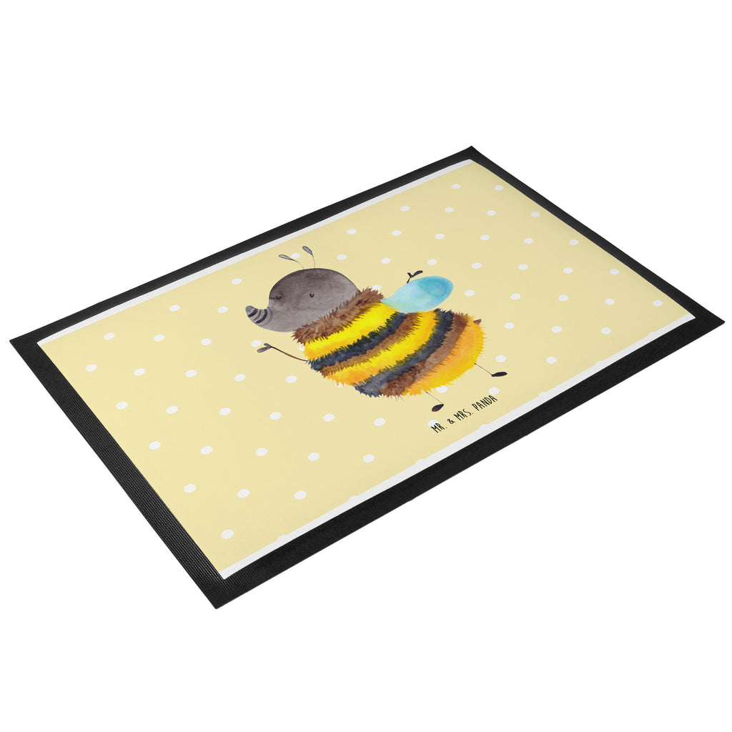 Fußmatte Hummel flauschig Hummel, Flauschig, Biene, Blume, Natur Türvorleger, Schmutzmatte, Fußabtreter, Matte, Schmutzfänger, Fußabstreifer, Schmutzfangmatte, Türmatte, Motivfußmatte,  Haustürmatte, Vorleger  süße Tiermotive, gute Laune, lustige Sprüche, Tiere