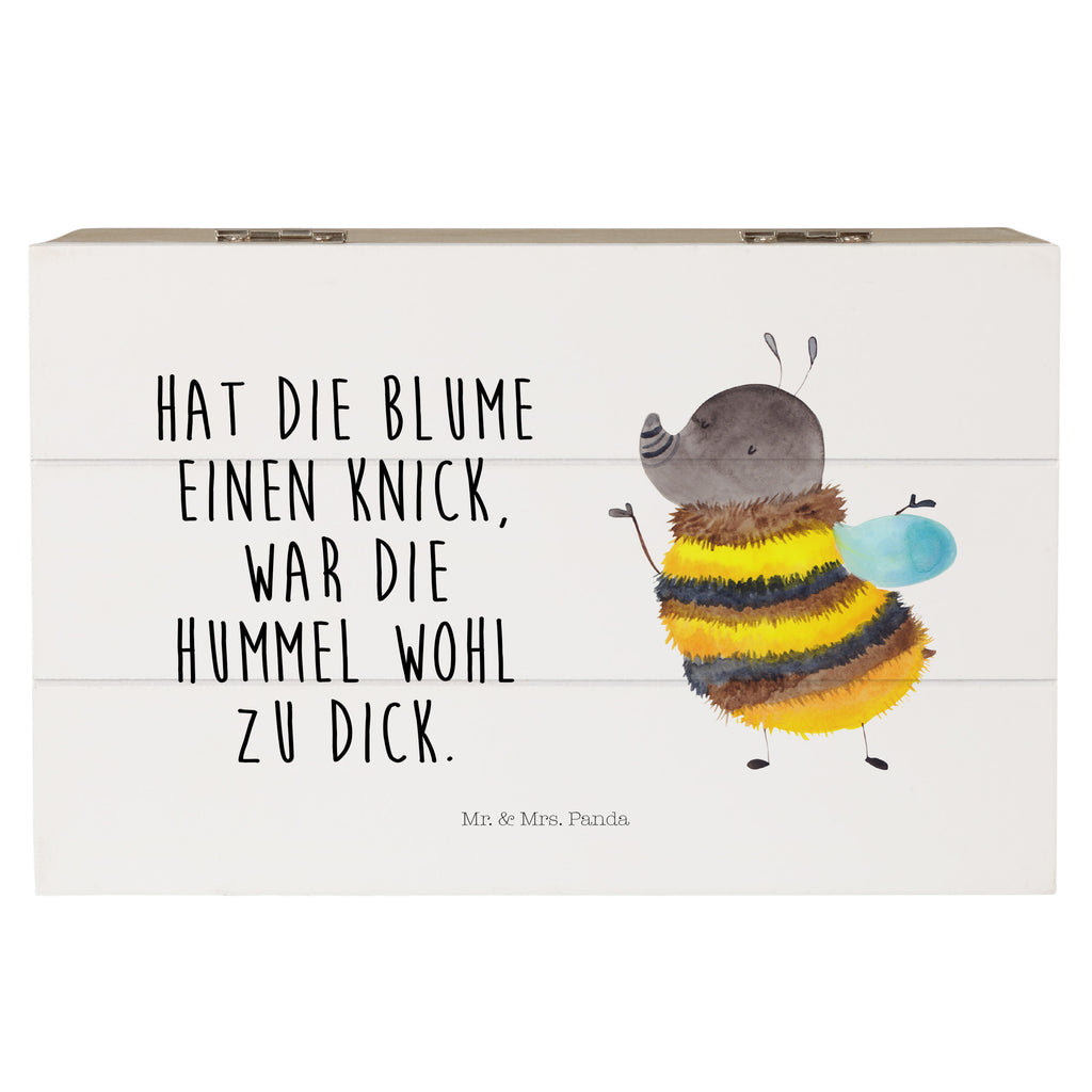 Holzkiste Hummel flauschig Holzkiste, Kiste, Schatzkiste, Truhe, Schatulle, XXL, Erinnerungsbox, Erinnerungskiste, Dekokiste, Aufbewahrungsbox, Tiermotive, Gute Laune, lustige Sprüche, Tiere, Hummel, Flauschig, Biene, Blume, Natur