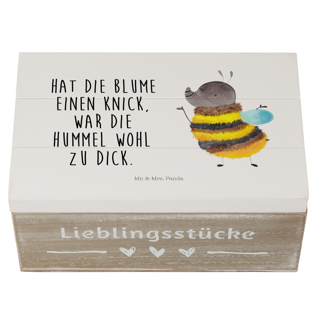 Holzkiste Hummel flauschig Holzkiste, Kiste, Schatzkiste, Truhe, Schatulle, XXL, Erinnerungsbox, Erinnerungskiste, Dekokiste, Aufbewahrungsbox, Tiermotive, Gute Laune, lustige Sprüche, Tiere, Hummel, Flauschig, Biene, Blume, Natur