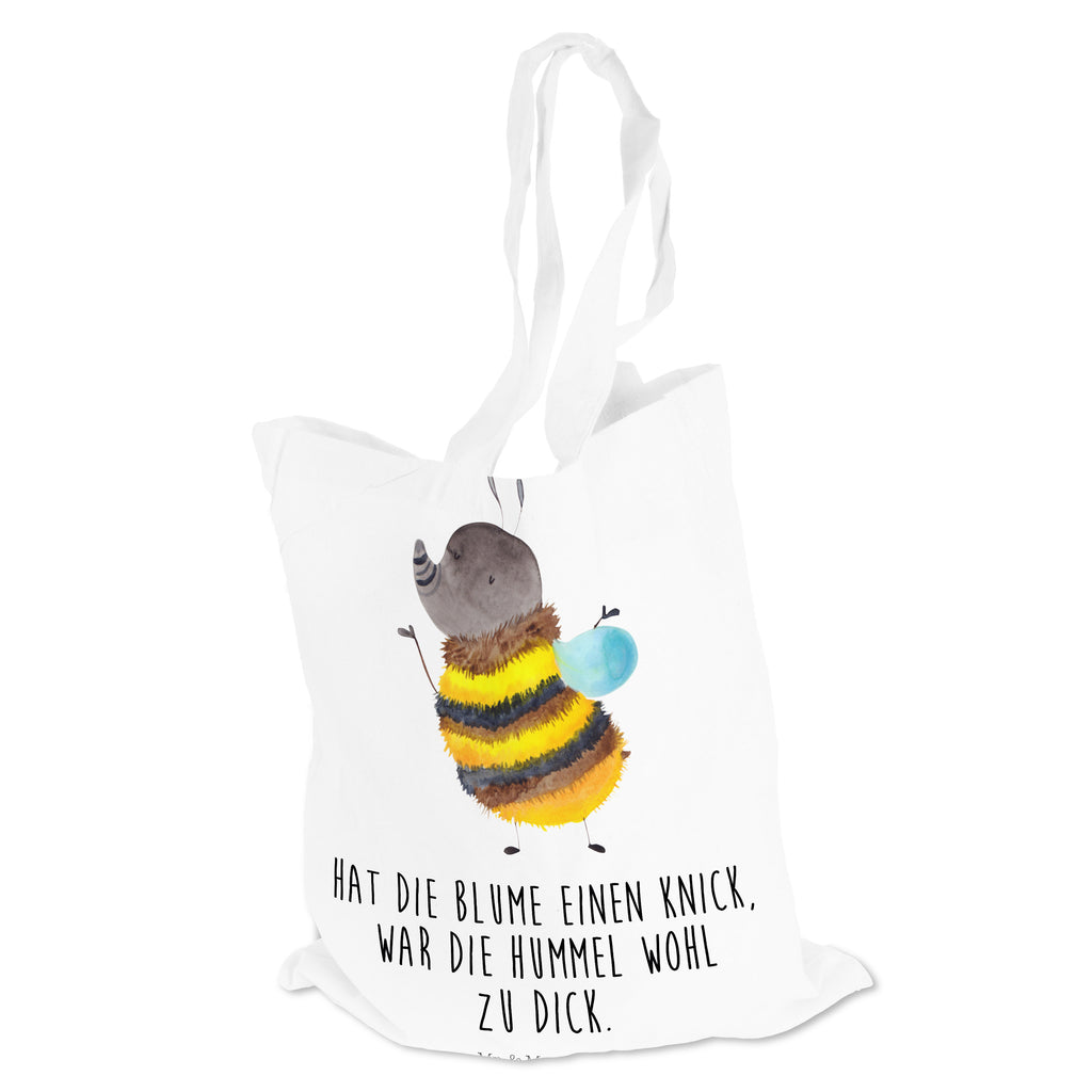 Tragetasche Hummel flauschig Beuteltasche, Beutel, Einkaufstasche, Jutebeutel, Stoffbeutel, Tiermotive, Gute Laune, lustige Sprüche, Tiere, Hummel, Flauschig, Biene, Blume, Natur