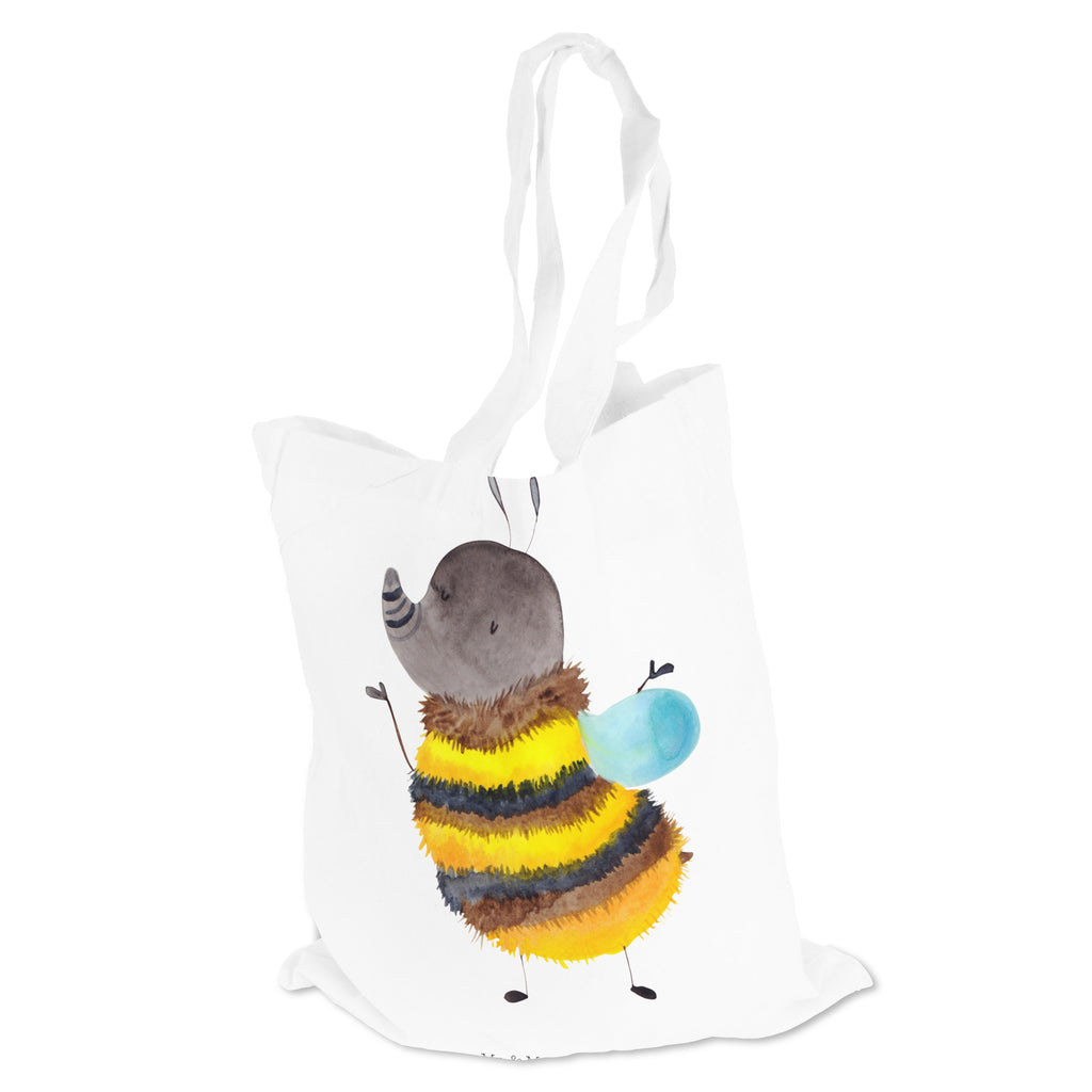 Tragetasche Hummel flauschig Beuteltasche, Beutel, Einkaufstasche, Jutebeutel, Stoffbeutel, Tiermotive, Gute Laune, lustige Sprüche, Tiere, Hummel, Flauschig, Biene, Blume, Natur
