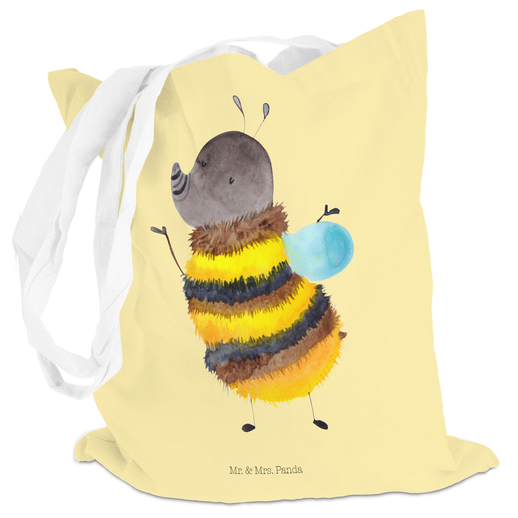 Tragetasche Hummel flauschig Beuteltasche, Beutel, Einkaufstasche, Jutebeutel, Stoffbeutel, Tiermotive, Gute Laune, lustige Sprüche, Tiere, Hummel, Flauschig, Biene, Blume, Natur