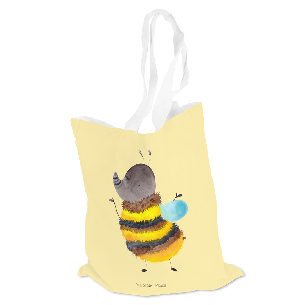 Tragetasche Hummel flauschig Beuteltasche, Beutel, Einkaufstasche, Jutebeutel, Stoffbeutel, Tiermotive, Gute Laune, lustige Sprüche, Tiere, Hummel, Flauschig, Biene, Blume, Natur