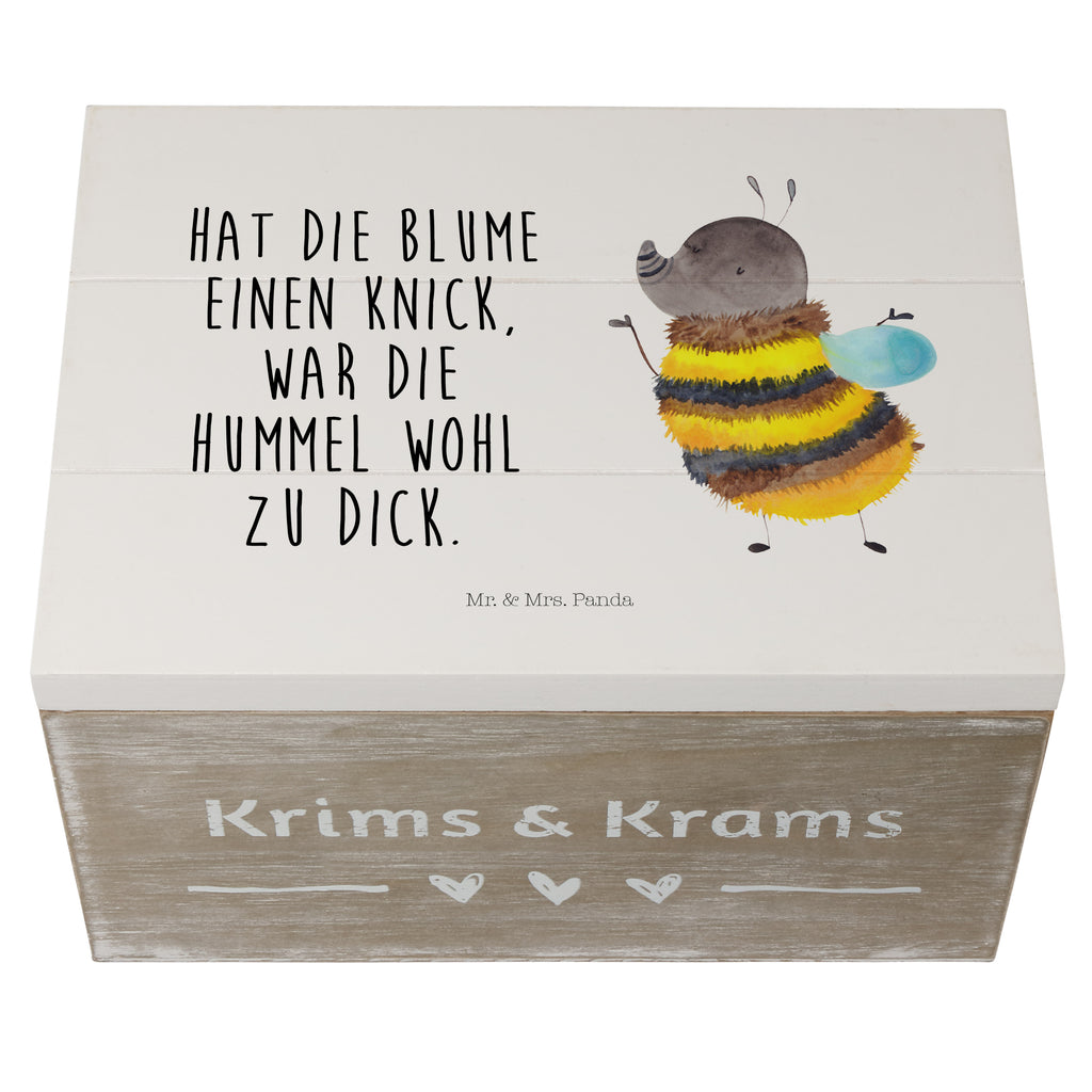 Holzkiste Hummel flauschig Holzkiste, Kiste, Schatzkiste, Truhe, Schatulle, XXL, Erinnerungsbox, Erinnerungskiste, Dekokiste, Aufbewahrungsbox, Tiermotive, Gute Laune, lustige Sprüche, Tiere, Hummel, Flauschig, Biene, Blume, Natur