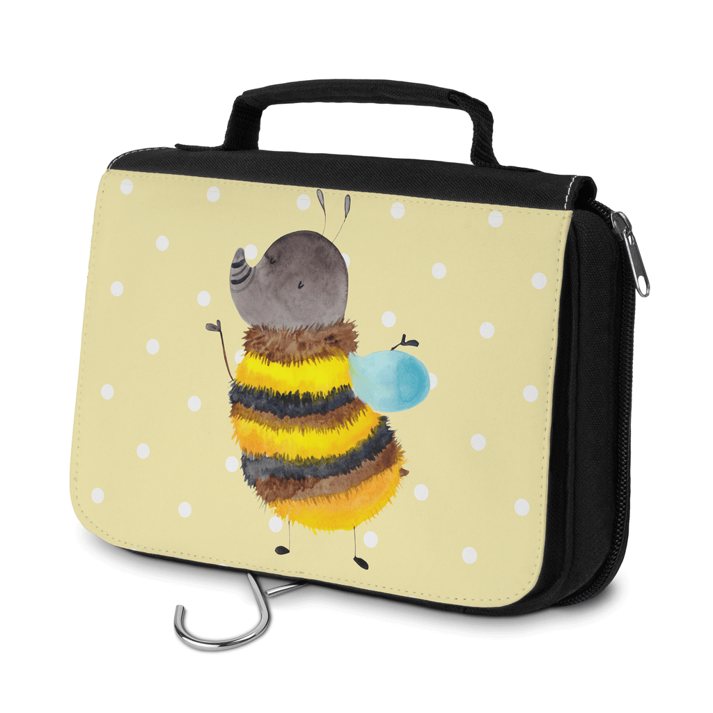 Kulturbeutel Hummel flauschig Kulturbeutel, Zum Aufhängen, Waschtasche, Kosmetiktasche, Damen, Herren, Aufbewahrungstasche, Schminktasche, Kosmetikbeutel, Organizer, Kulturtasche, Schminkutensil, Tiermotive, Gute Laune, lustige Sprüche, Tiere, Hummel, Flauschig, Biene, Blume, Natur