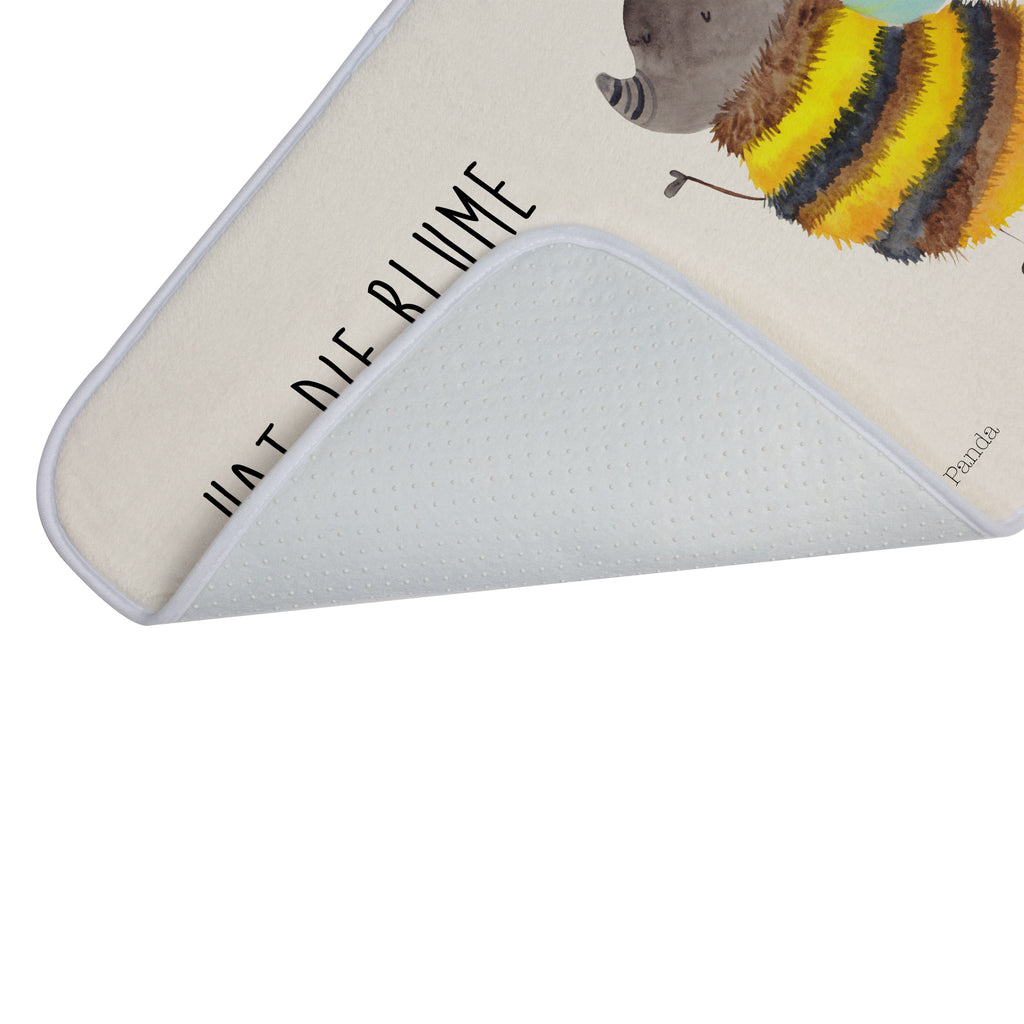 Badvorleger Hummel flauschig Badematte, Badteppich, Duschvorleger, Badezimmerteppich, Badezimmermatte, Badvorleger, Duschmatte, Duschteppich, Tiermotive, Gute Laune, lustige Sprüche, Tiere, Hummel, Flauschig, Biene, Blume, Natur