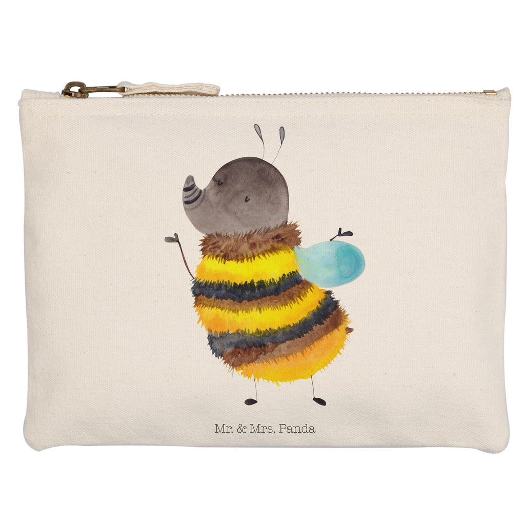 Schminktasche Hummel flauschig Schminktasche, Kosmetiktasche, Kosmetikbeutel, Stiftemäppchen, Etui, Federmappe, Makeup, XXL, Schminketui, Kosmetiketui, Schlamperetui, Tiermotive, Gute Laune, lustige Sprüche, Tiere, Hummel, Flauschig, Biene, Blume, Natur