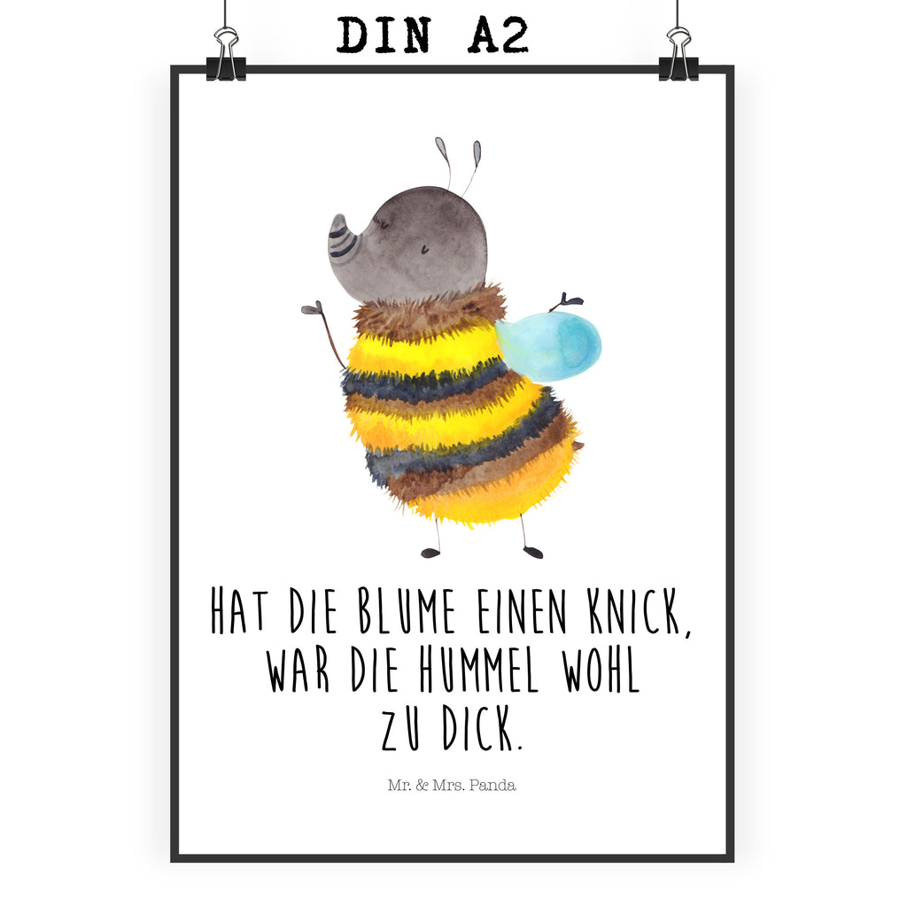 Poster Hummel flauschig Poster, Wandposter, Bild, Wanddeko, Küchenposter, Kinderposter, Wanddeko Bild, Raumdekoration, Wanddekoration, Handgemaltes Poster, Mr. & Mrs. Panda Poster, Designposter, Kunstdruck, Posterdruck, Tiermotive, Gute Laune, lustige Sprüche, Tiere, Hummel, Flauschig, Biene, Blume, Natur