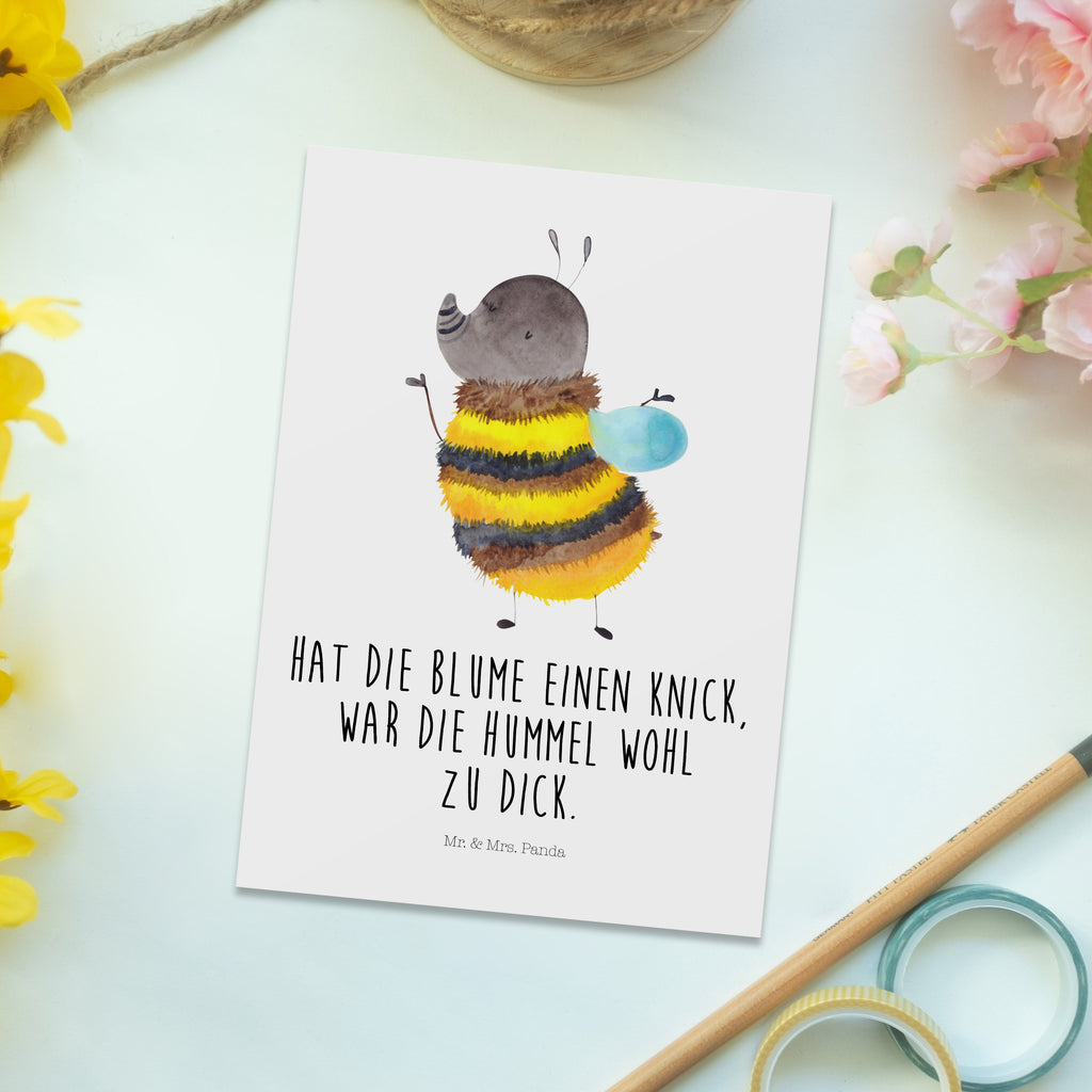 Postkarte Hummel flauschig Geschenkkarte, Grußkarte, Karte, Einladung, Ansichtskarte, Geburtstagskarte, Einladungskarte, Dankeskarte, Tiermotive, Gute Laune, lustige Sprüche, Tiere, Hummel, Flauschig, Biene, Blume, Natur