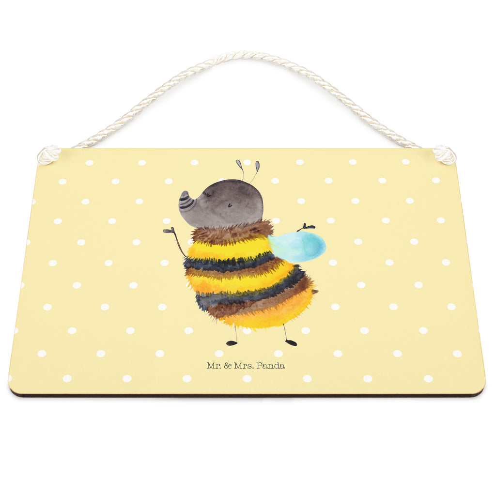 Deko Schild Hummel flauschig Dekoschild, Deko Schild, Schild, Tür Schild, Türschild, Holzschild, Wandschild, Wanddeko, Tiermotive, Gute Laune, lustige Sprüche, Tiere, Hummel, Flauschig, Biene, Blume, Natur