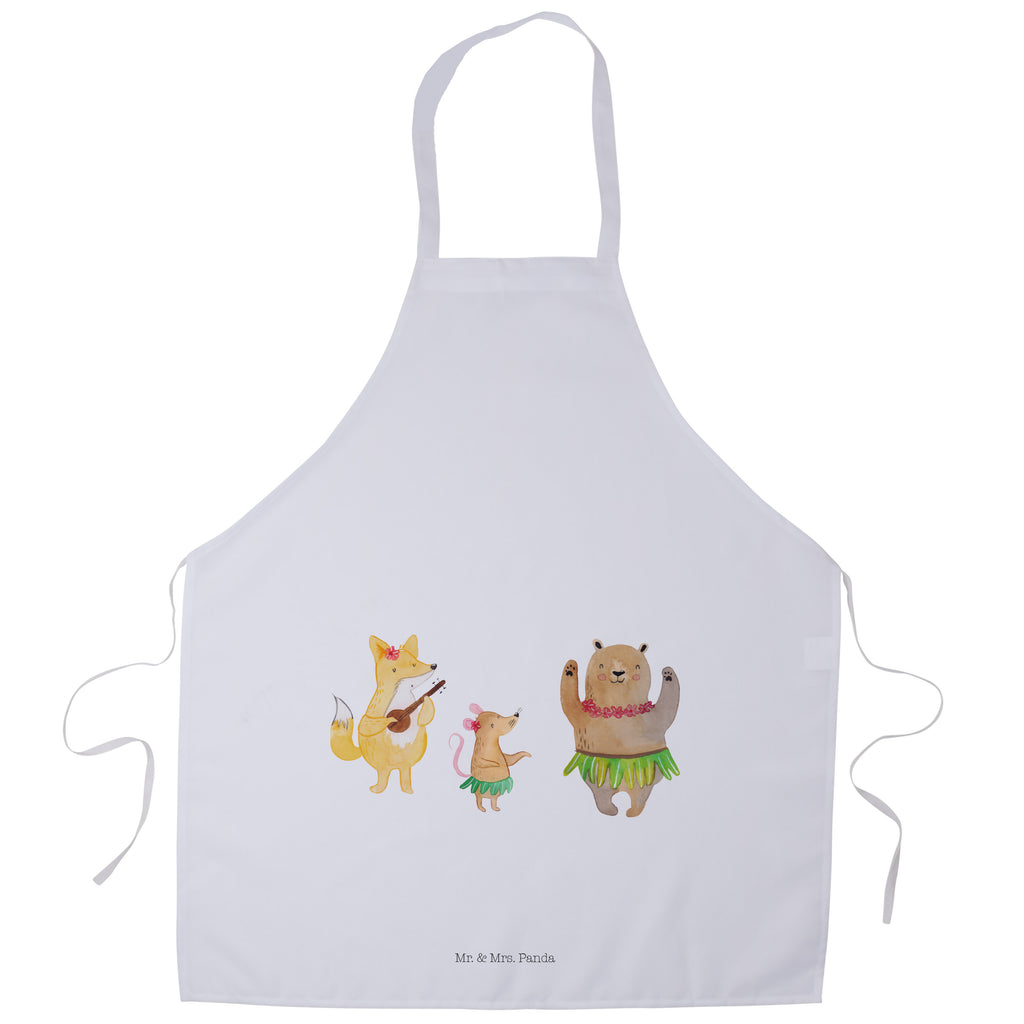 Kochschürze Waldtiere Aloha Schürze, Backschürze, Küchenschürze, Grillschürze, Latzschürze, Tiermotive, Gute Laune, lustige Sprüche, Tiere, Wald, Waldtiere, Musik, Aloha, Bär, Hase, Igel, Tanzen, Leben, Lachen