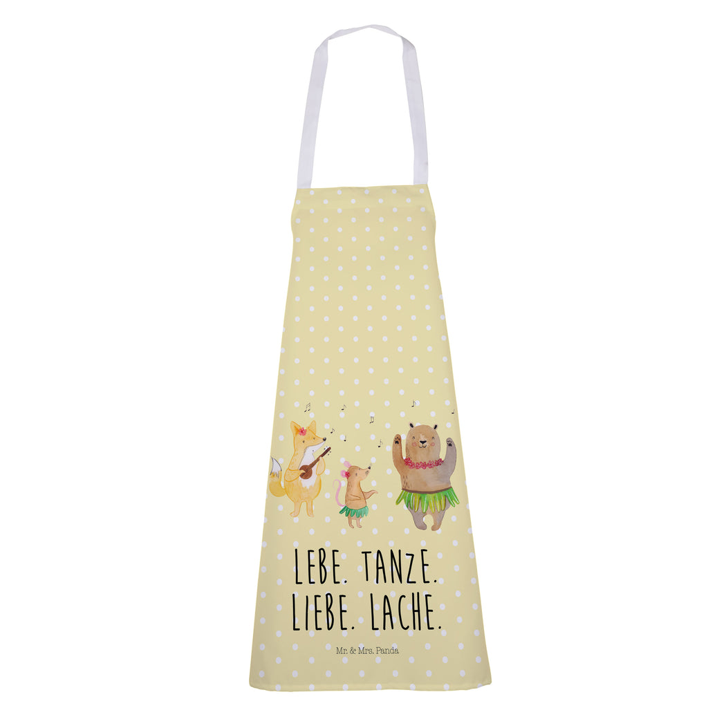 Kochschürze Waldtiere Aloha Schürze, Backschürze, Küchenschürze, Grillschürze, Latzschürze, Tiermotive, Gute Laune, lustige Sprüche, Tiere, Wald, Waldtiere, Musik, Aloha, Bär, Hase, Igel, Tanzen, Leben, Lachen