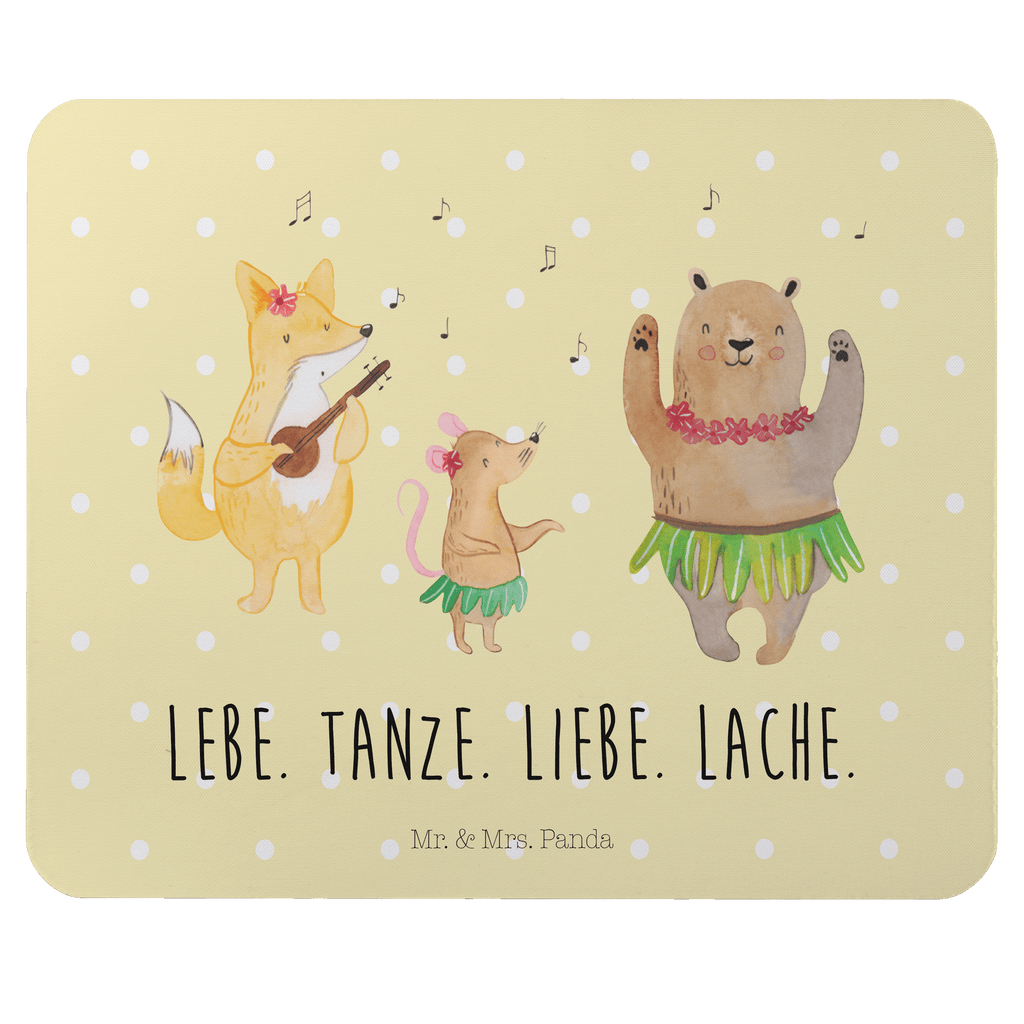 Mauspad Waldtiere Aloha Mousepad, Computer zubehör, Büroausstattung, PC Zubehör, Arbeitszimmer, Mauspad, Einzigartiges Mauspad, Designer Mauspad, Tiermotive, Gute Laune, lustige Sprüche, Tiere, Wald, Waldtiere, Musik, Aloha, Bär, Hase, Igel, Tanzen, Leben, Lachen