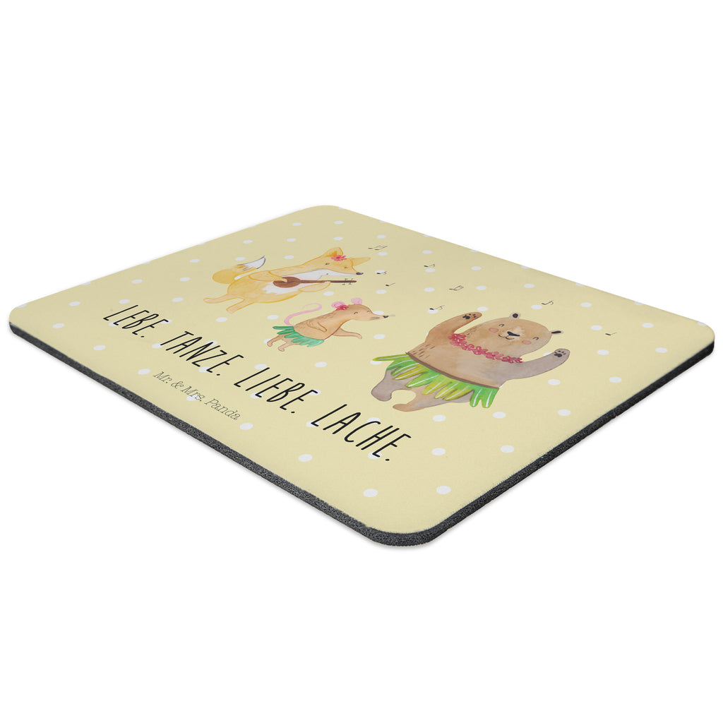 Mauspad Waldtiere Aloha Mousepad, Computer zubehör, Büroausstattung, PC Zubehör, Arbeitszimmer, Mauspad, Einzigartiges Mauspad, Designer Mauspad, Tiermotive, Gute Laune, lustige Sprüche, Tiere, Wald, Waldtiere, Musik, Aloha, Bär, Hase, Igel, Tanzen, Leben, Lachen
