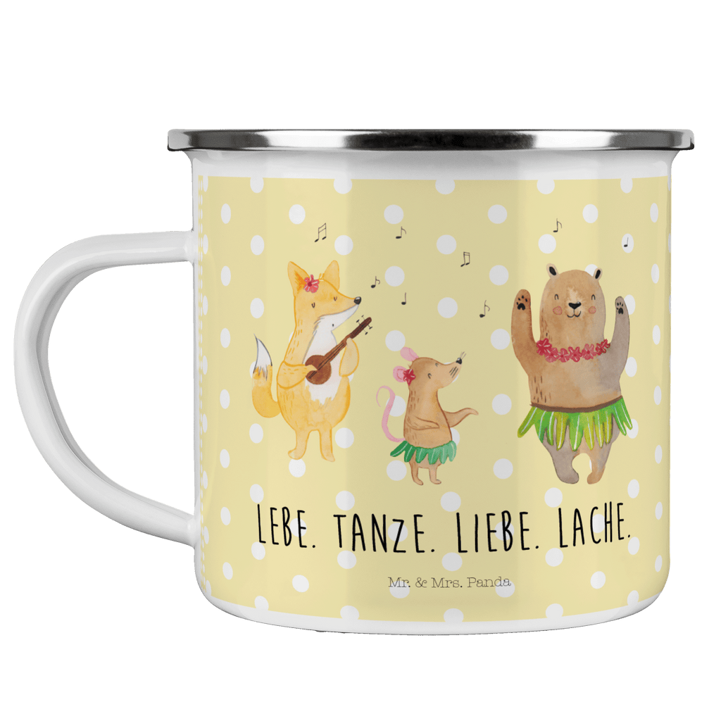 Camping Emaille Tasse Waldtiere Aloha Campingtasse, Trinkbecher, Metalltasse, Outdoor Tasse, Emaille Trinkbecher, Blechtasse Outdoor, Emaille Campingbecher, Edelstahl Trinkbecher, Metalltasse für Camping, Kaffee Blechtasse, Camping Tasse Metall, Tiermotive, Gute Laune, lustige Sprüche, Tiere, Wald, Waldtiere, Musik, Aloha, Bär, Hase, Igel, Tanzen, Leben, Lachen