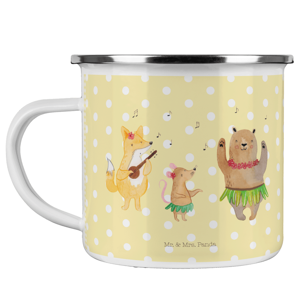 Camping Emaille Tasse Waldtiere Aloha Campingtasse, Trinkbecher, Metalltasse, Outdoor Tasse, Emaille Trinkbecher, Blechtasse Outdoor, Emaille Campingbecher, Edelstahl Trinkbecher, Metalltasse für Camping, Kaffee Blechtasse, Camping Tasse Metall, Tiermotive, Gute Laune, lustige Sprüche, Tiere, Wald, Waldtiere, Musik, Aloha, Bär, Hase, Igel, Tanzen, Leben, Lachen