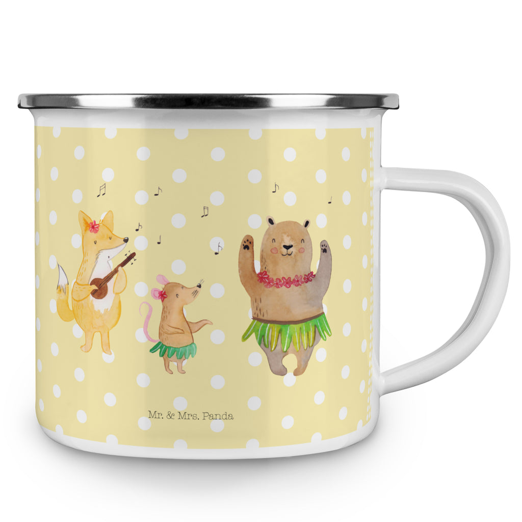 Camping Emaille Tasse Waldtiere Aloha Campingtasse, Trinkbecher, Metalltasse, Outdoor Tasse, Emaille Trinkbecher, Blechtasse Outdoor, Emaille Campingbecher, Edelstahl Trinkbecher, Metalltasse für Camping, Kaffee Blechtasse, Camping Tasse Metall, Tiermotive, Gute Laune, lustige Sprüche, Tiere, Wald, Waldtiere, Musik, Aloha, Bär, Hase, Igel, Tanzen, Leben, Lachen