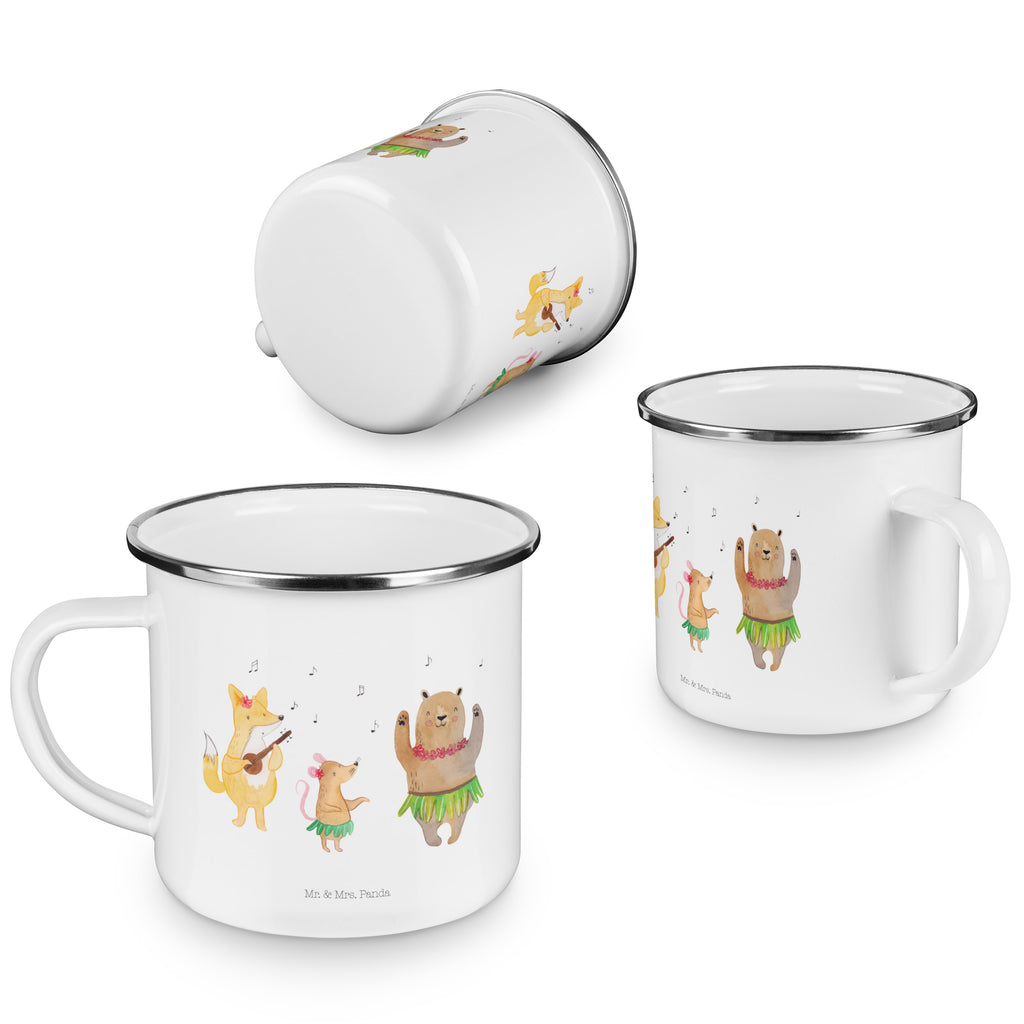 Camping Emaille Tasse Waldtiere Aloha Campingtasse, Trinkbecher, Metalltasse, Outdoor Tasse, Emaille Trinkbecher, Blechtasse Outdoor, Emaille Campingbecher, Edelstahl Trinkbecher, Metalltasse für Camping, Kaffee Blechtasse, Camping Tasse Metall, Tiermotive, Gute Laune, lustige Sprüche, Tiere, Wald, Waldtiere, Musik, Aloha, Bär, Hase, Igel, Tanzen, Leben, Lachen