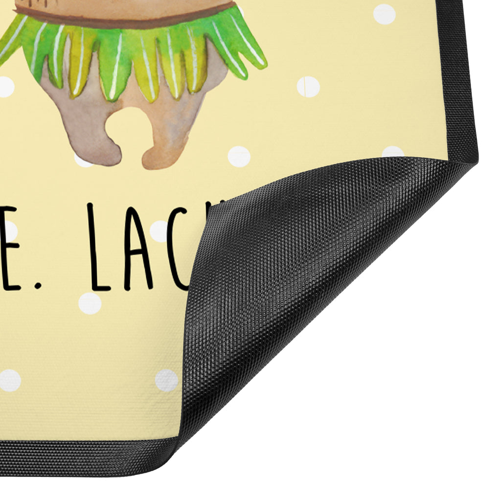 Fußmatte Waldtiere Aloha Wald, Waldtiere, Musik, Aloha, Bär, Hase, Igel, Tanzen, Leben, Lachen Türvorleger, Schmutzmatte, Fußabtreter, Matte, Schmutzfänger, Fußabstreifer, Schmutzfangmatte, Türmatte, Motivfußmatte,  Haustürmatte, Vorleger  süße Tiermotive, gute Laune, lustige Sprüche, Tiere