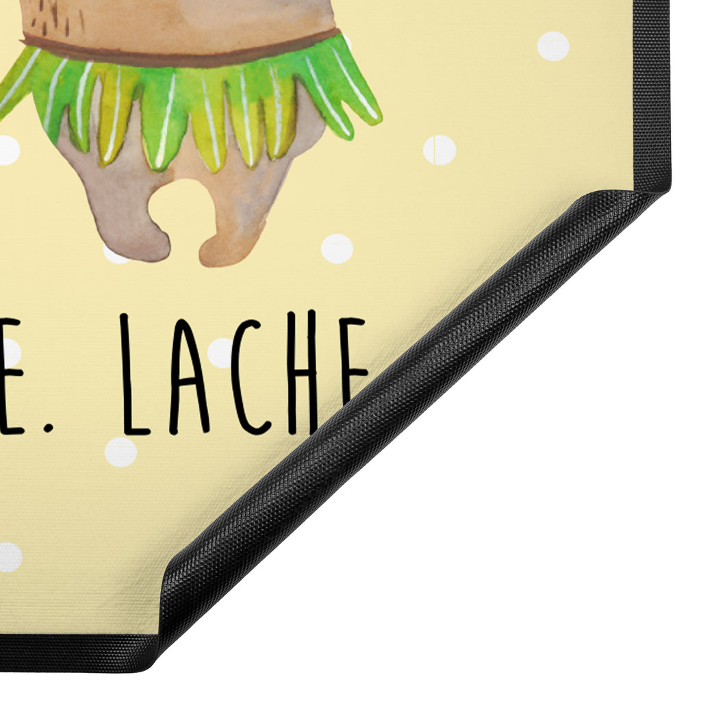 Fußmatte Waldtiere Aloha Wald, Waldtiere, Musik, Aloha, Bär, Hase, Igel, Tanzen, Leben, Lachen Türvorleger, Schmutzmatte, Fußabtreter, Matte, Schmutzfänger, Fußabstreifer, Schmutzfangmatte, Türmatte, Motivfußmatte,  Haustürmatte, Vorleger  süße Tiermotive, gute Laune, lustige Sprüche, Tiere