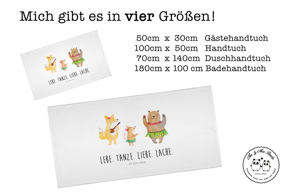 50 x 100 Handtuch Waldtiere Aloha Handtuch, Badehandtuch, Badezimmer, Handtücher, groß, Kinder, Baby, Tiermotive, Gute Laune, lustige Sprüche, Tiere, Wald, Waldtiere, Musik, Aloha, Bär, Hase, Igel, Tanzen, Leben, Lachen