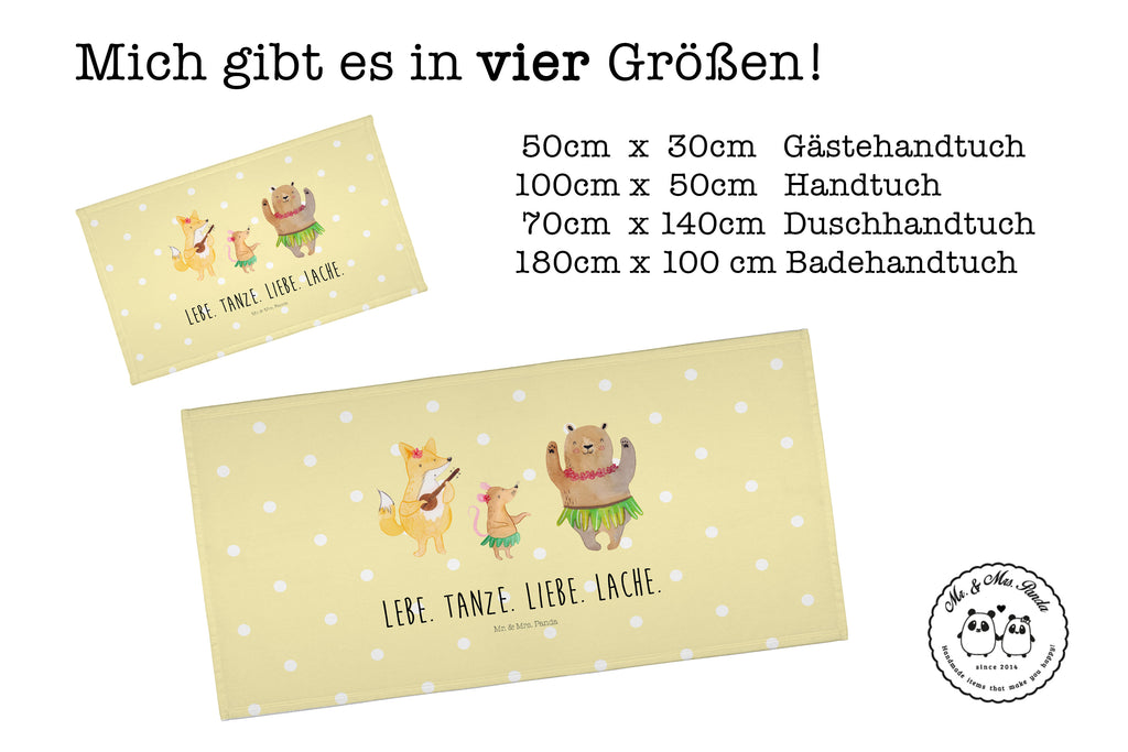 50 x 100 Handtuch Waldtiere Aloha Handtuch, Badehandtuch, Badezimmer, Handtücher, groß, Kinder, Baby, Tiermotive, Gute Laune, lustige Sprüche, Tiere, Wald, Waldtiere, Musik, Aloha, Bär, Hase, Igel, Tanzen, Leben, Lachen