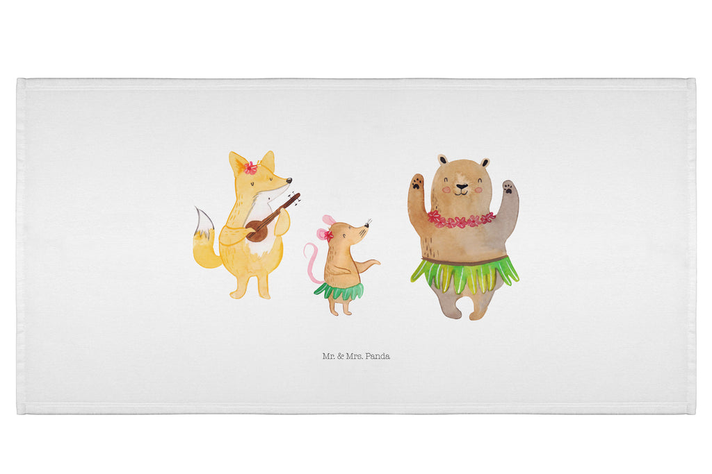 50 x 100 Handtuch Waldtiere Aloha Handtuch, Badehandtuch, Badezimmer, Handtücher, groß, Kinder, Baby, Tiermotive, Gute Laune, lustige Sprüche, Tiere, Wald, Waldtiere, Musik, Aloha, Bär, Hase, Igel, Tanzen, Leben, Lachen