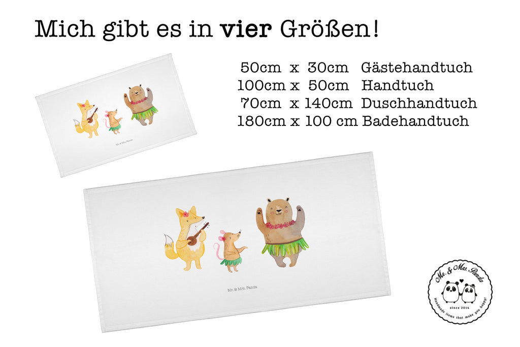 50 x 100 Handtuch Waldtiere Aloha Handtuch, Badehandtuch, Badezimmer, Handtücher, groß, Kinder, Baby, Tiermotive, Gute Laune, lustige Sprüche, Tiere, Wald, Waldtiere, Musik, Aloha, Bär, Hase, Igel, Tanzen, Leben, Lachen