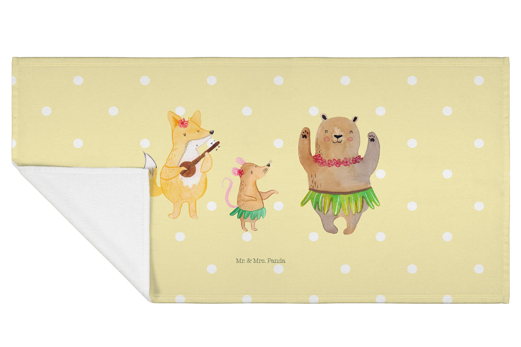 50 x 100 Handtuch Waldtiere Aloha Handtuch, Badehandtuch, Badezimmer, Handtücher, groß, Kinder, Baby, Tiermotive, Gute Laune, lustige Sprüche, Tiere, Wald, Waldtiere, Musik, Aloha, Bär, Hase, Igel, Tanzen, Leben, Lachen