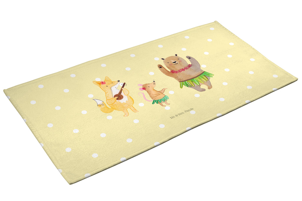 50 x 100 Handtuch Waldtiere Aloha Handtuch, Badehandtuch, Badezimmer, Handtücher, groß, Kinder, Baby, Tiermotive, Gute Laune, lustige Sprüche, Tiere, Wald, Waldtiere, Musik, Aloha, Bär, Hase, Igel, Tanzen, Leben, Lachen