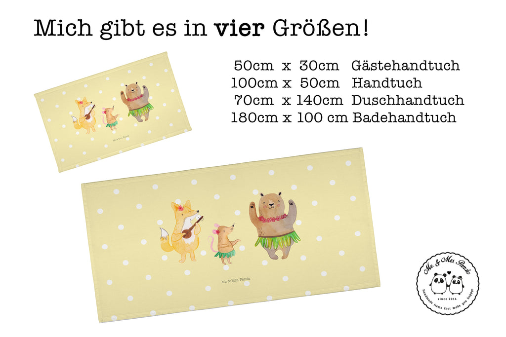 50 x 100 Handtuch Waldtiere Aloha Handtuch, Badehandtuch, Badezimmer, Handtücher, groß, Kinder, Baby, Tiermotive, Gute Laune, lustige Sprüche, Tiere, Wald, Waldtiere, Musik, Aloha, Bär, Hase, Igel, Tanzen, Leben, Lachen