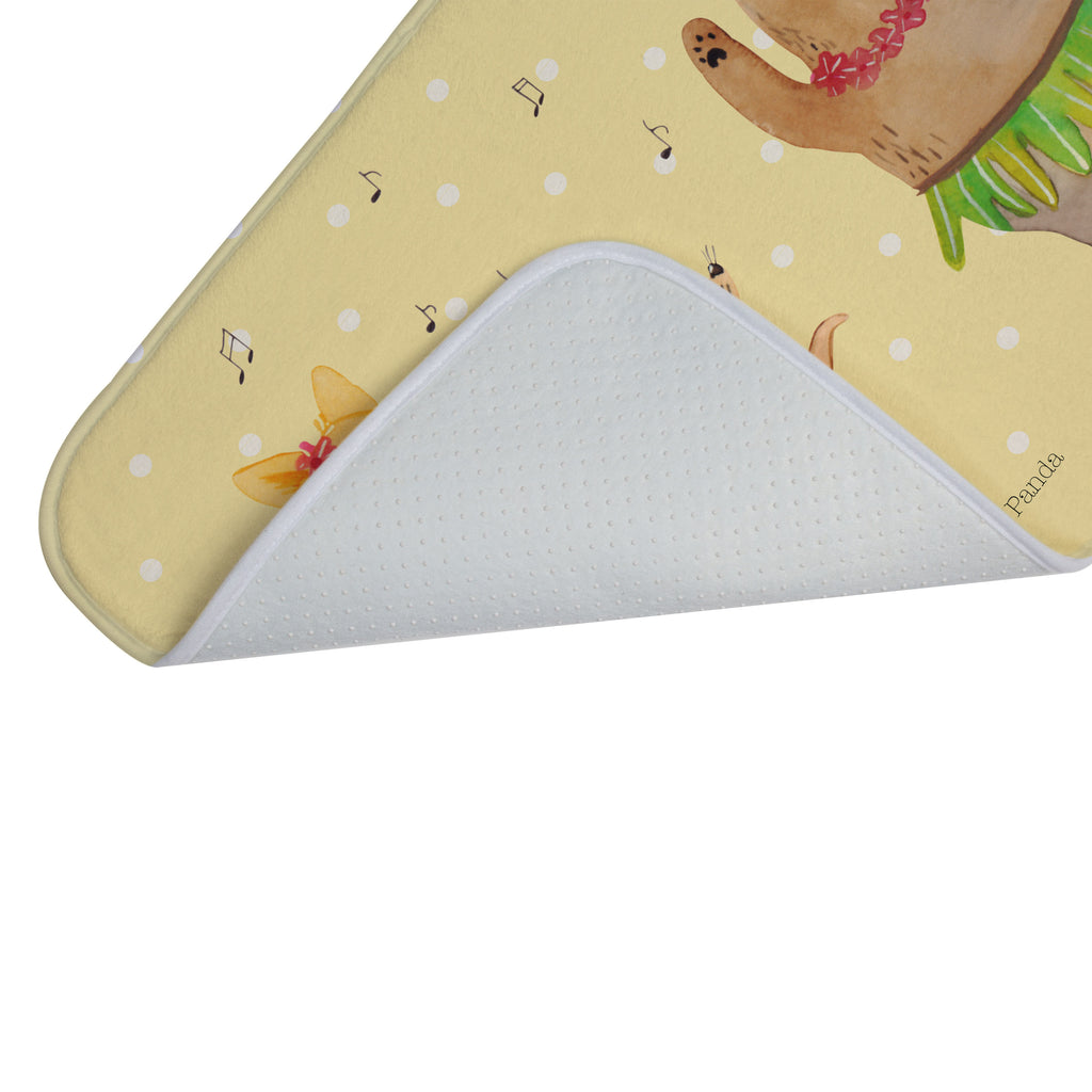 Badvorleger Waldtiere Aloha Badematte, Badteppich, Duschvorleger, Badezimmerteppich, Badezimmermatte, Badvorleger, Duschmatte, Duschteppich, Tiermotive, Gute Laune, lustige Sprüche, Tiere, Wald, Waldtiere, Musik, Aloha, Bär, Hase, Igel, Tanzen, Leben, Lachen