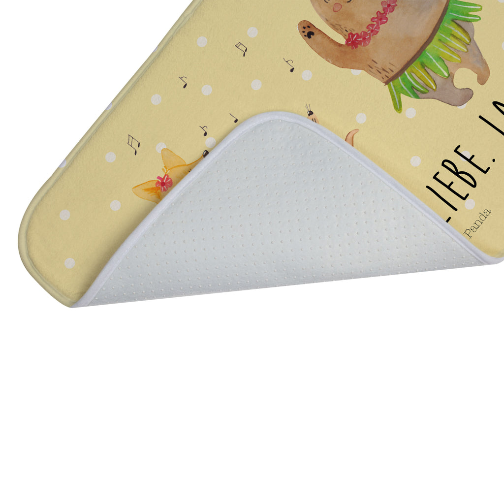 Badvorleger Waldtiere Aloha Badematte, Badteppich, Duschvorleger, Badezimmerteppich, Badezimmermatte, Badvorleger, Duschmatte, Duschteppich, Tiermotive, Gute Laune, lustige Sprüche, Tiere, Wald, Waldtiere, Musik, Aloha, Bär, Hase, Igel, Tanzen, Leben, Lachen