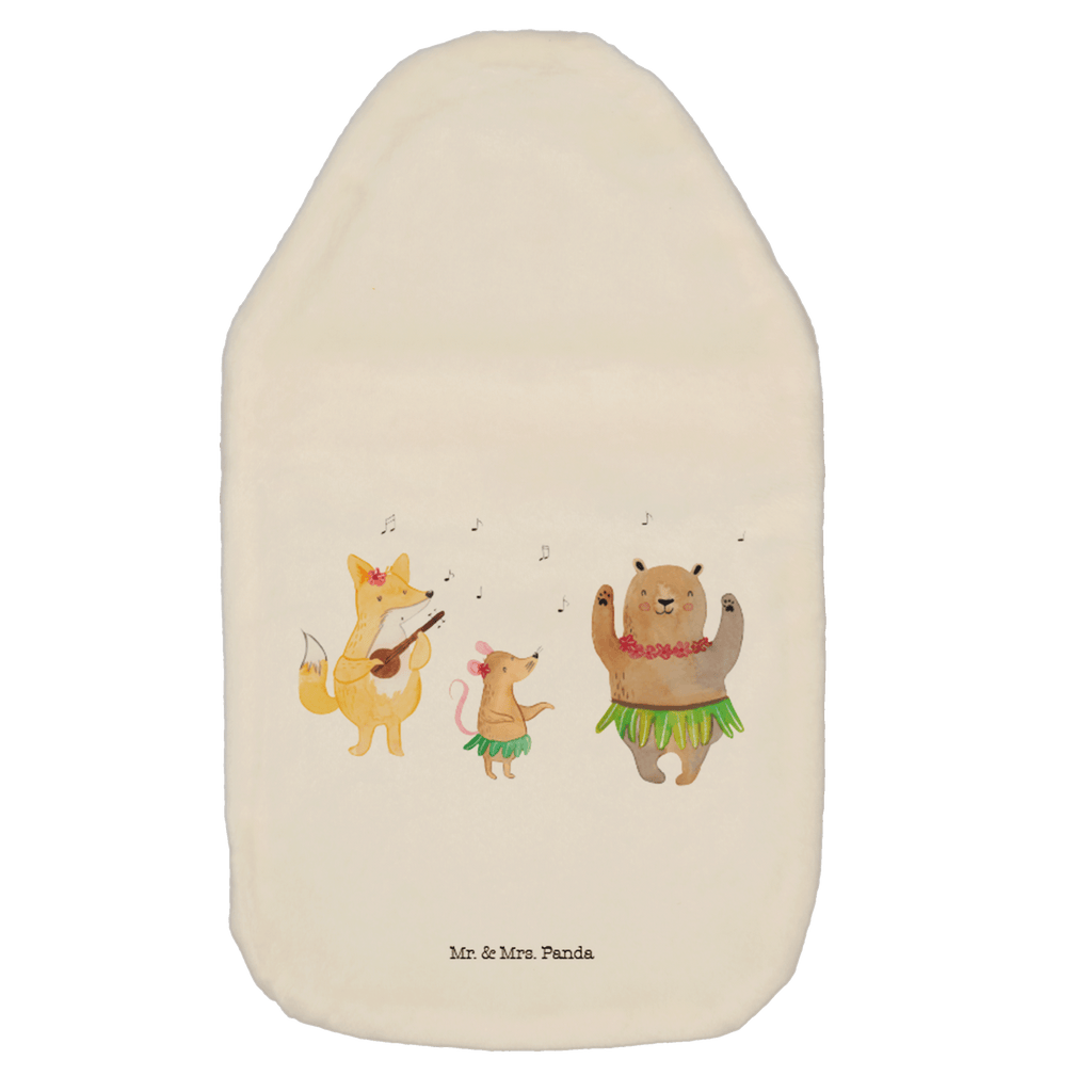 Wärmflasche Waldtiere Aloha Wärmekissen, Kinderwärmflasche, Körnerkissen, Wärmflaschenbezug, Wärmflasche mit Bezug, Tiermotive, Gute Laune, lustige Sprüche, Tiere, Wald, Waldtiere, Musik, Aloha, Bär, Hase, Igel, Tanzen, Leben, Lachen