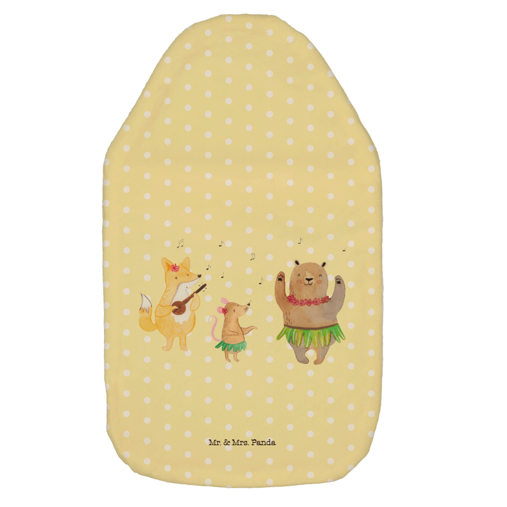 Wärmflasche Waldtiere Aloha Wärmekissen, Kinderwärmflasche, Körnerkissen, Wärmflaschenbezug, Wärmflasche mit Bezug, Tiermotive, Gute Laune, lustige Sprüche, Tiere, Wald, Waldtiere, Musik, Aloha, Bär, Hase, Igel, Tanzen, Leben, Lachen