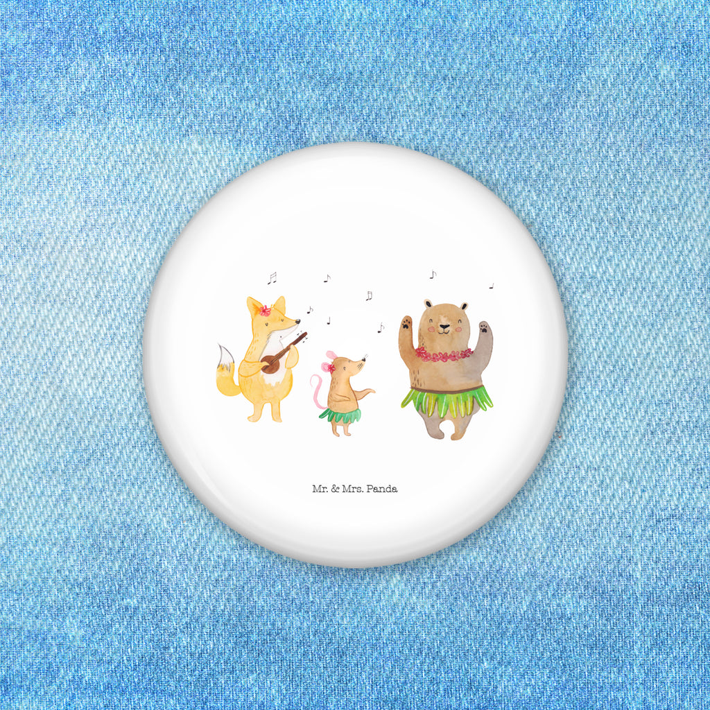 50mm Button Waldtiere Aloha 50mm Button, Button, Pin, Anstecknadel, Tiermotive, Gute Laune, lustige Sprüche, Tiere, Wald, Waldtiere, Musik, Aloha, Bär, Hase, Igel, Tanzen, Leben, Lachen