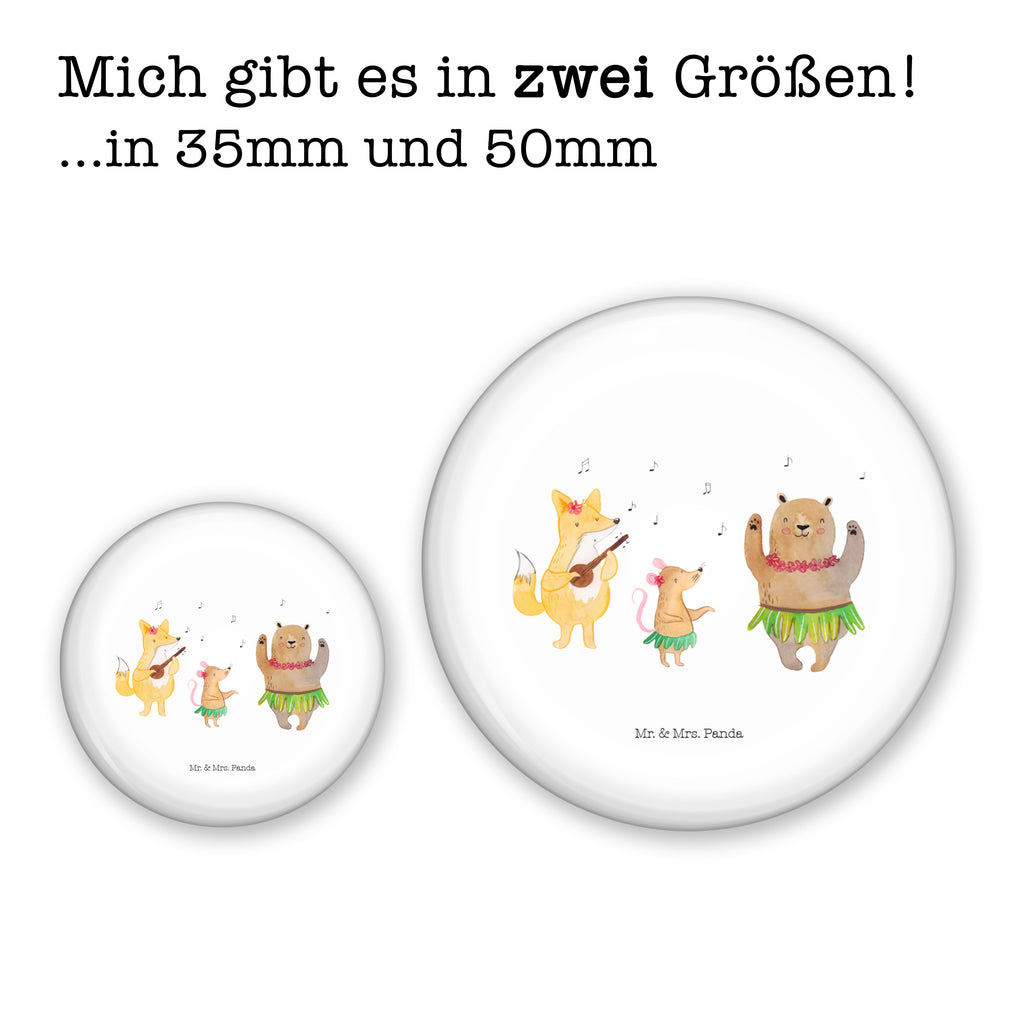 50mm Button Waldtiere Aloha 50mm Button, Button, Pin, Anstecknadel, Tiermotive, Gute Laune, lustige Sprüche, Tiere, Wald, Waldtiere, Musik, Aloha, Bär, Hase, Igel, Tanzen, Leben, Lachen