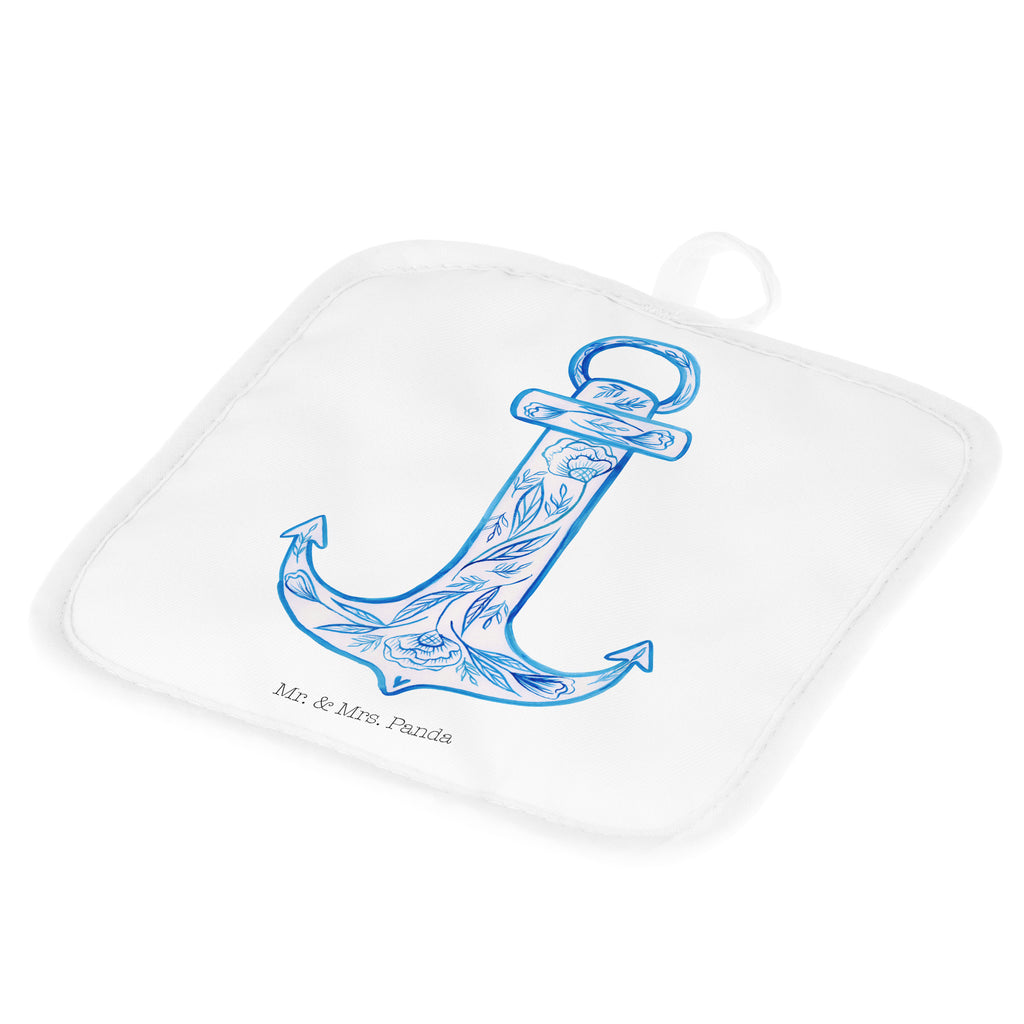 2er Set Topflappen  Anker Blau Topflappen, Topfuntersetzer, Ofenhandschuh, Topflappen Set, Topflappen lustig, Topflappen mit Spruch, Tiermotive, Gute Laune, lustige Sprüche, Tiere