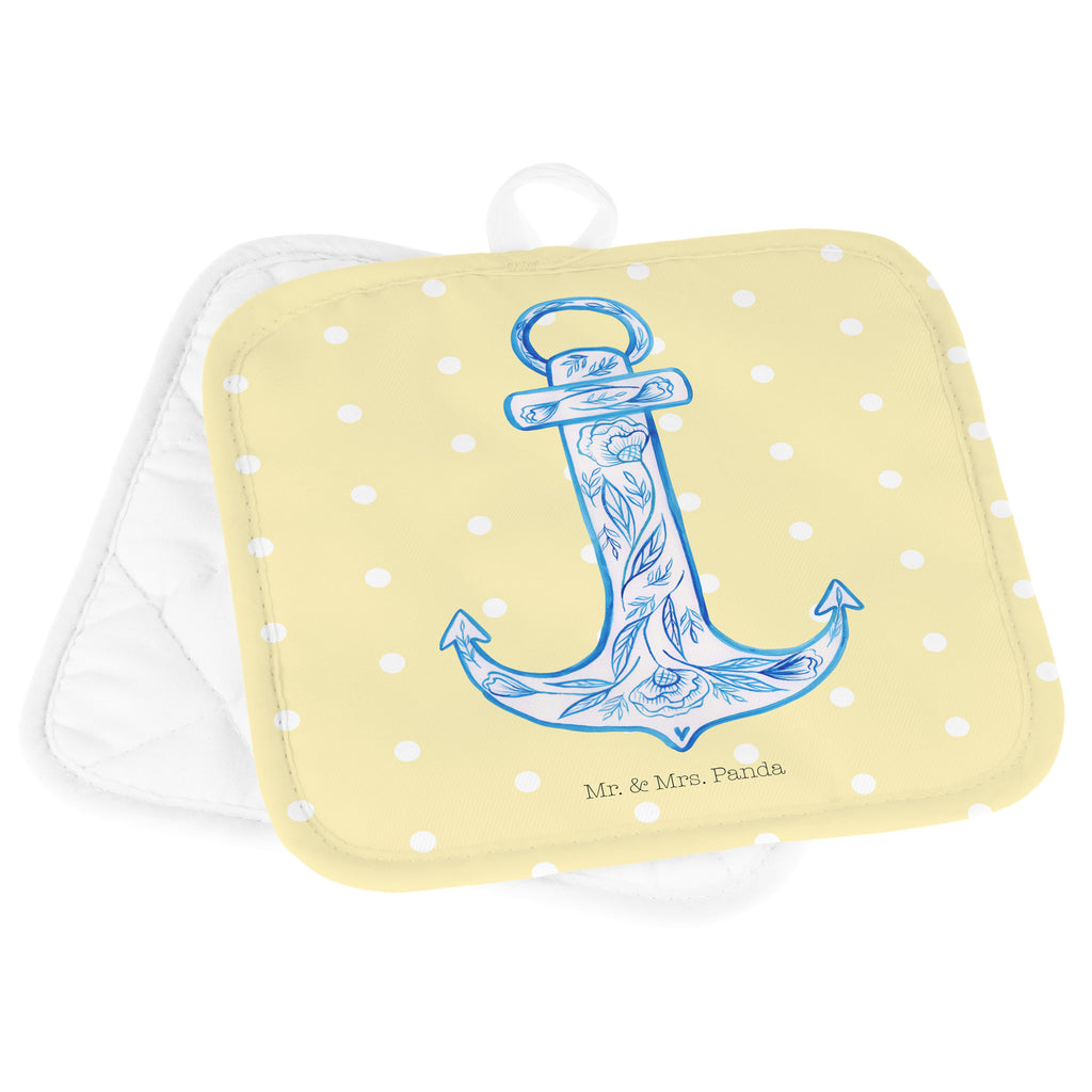 2er Set Topflappen  Anker Blau Topflappen, Topfuntersetzer, Ofenhandschuh, Topflappen Set, Topflappen lustig, Topflappen mit Spruch, Tiermotive, Gute Laune, lustige Sprüche, Tiere