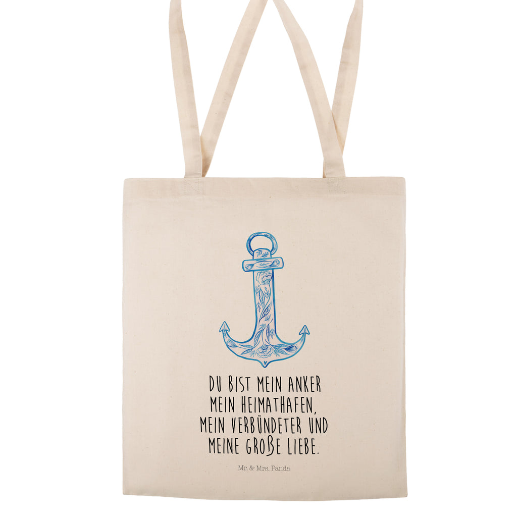 Tragetasche Anker Blau Beuteltasche, Beutel, Einkaufstasche, Jutebeutel, Stoffbeutel, Tiermotive, Gute Laune, lustige Sprüche, Tiere