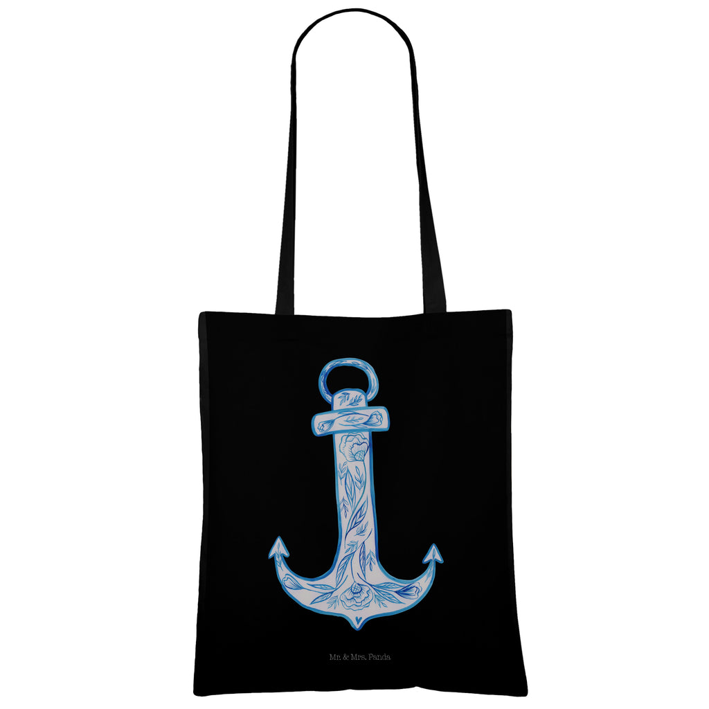 Tragetasche Anker Blau Beuteltasche, Beutel, Einkaufstasche, Jutebeutel, Stoffbeutel, Tiermotive, Gute Laune, lustige Sprüche, Tiere