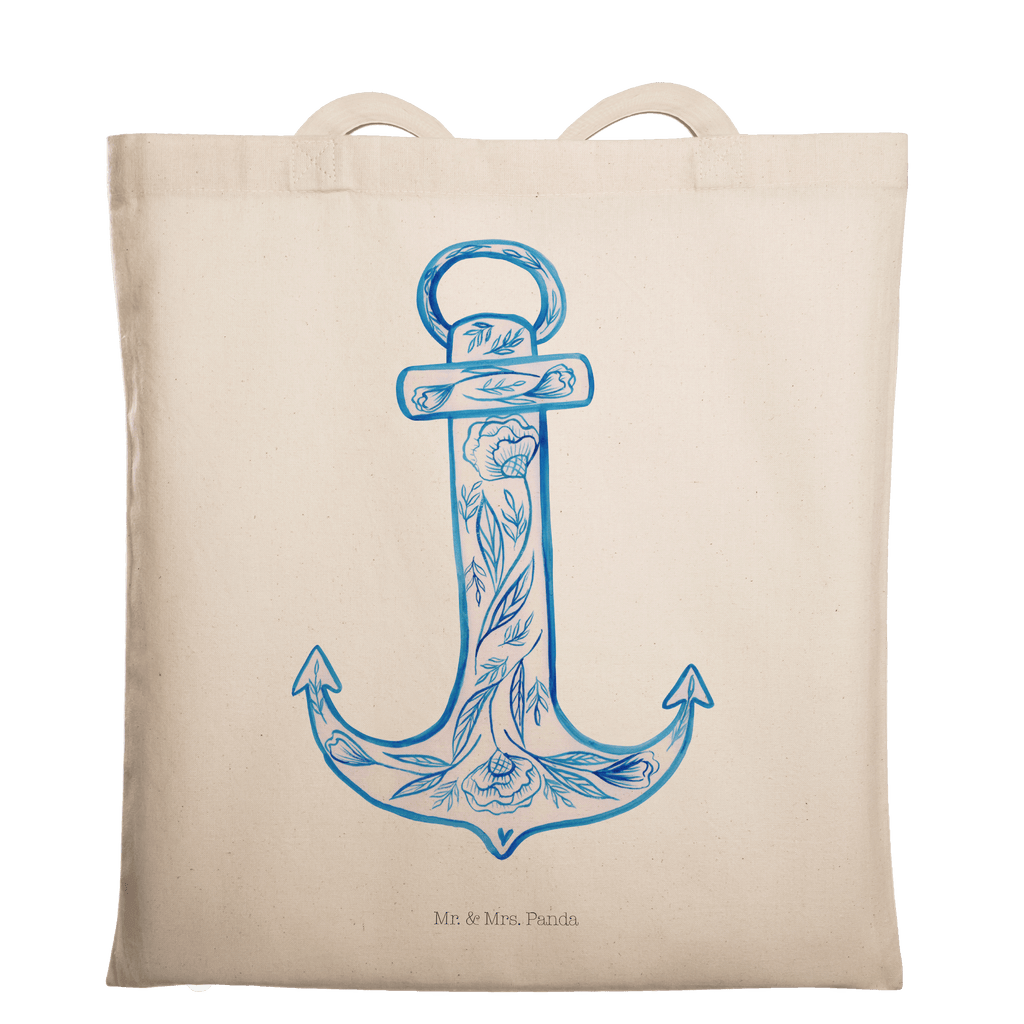 Tragetasche Anker Blau Beuteltasche, Beutel, Einkaufstasche, Jutebeutel, Stoffbeutel, Tiermotive, Gute Laune, lustige Sprüche, Tiere