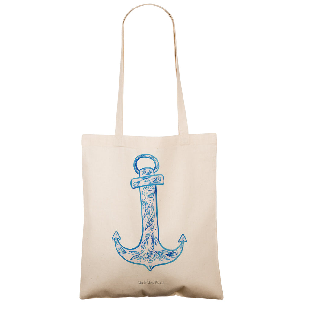 Tragetasche Anker Blau Beuteltasche, Beutel, Einkaufstasche, Jutebeutel, Stoffbeutel, Tiermotive, Gute Laune, lustige Sprüche, Tiere