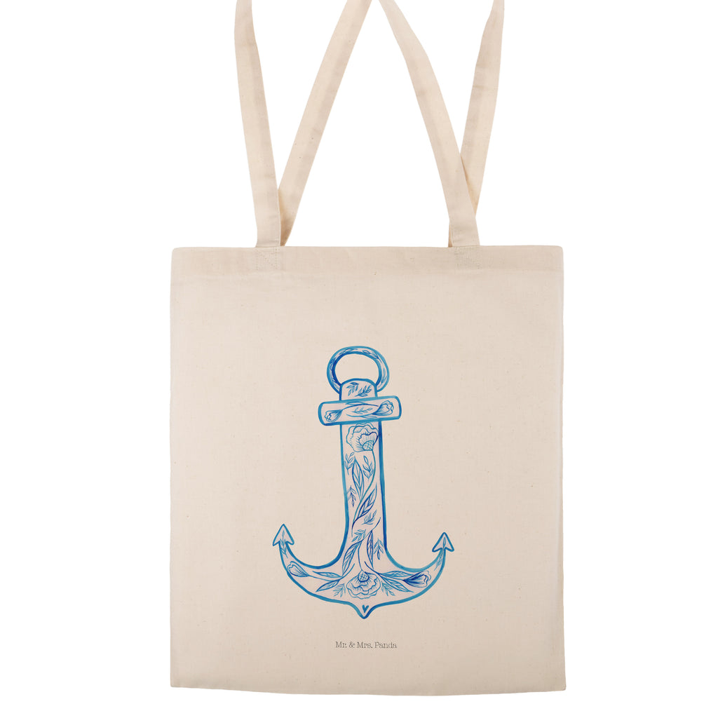 Tragetasche Anker Blau Beuteltasche, Beutel, Einkaufstasche, Jutebeutel, Stoffbeutel, Tiermotive, Gute Laune, lustige Sprüche, Tiere
